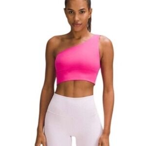 Lululemon Align Asymmetrical Bra Sonic Pink Size 2